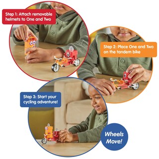 Foto 3 | Foto 3 | Figuras De Aventura En Bicicleta Toy Hand2mind Numberblocks Para Una Y Dos Personas - Venta Internacional.