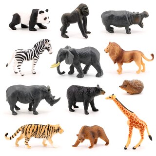 Foto 1 | Foto 1 | Juego De Figuras De Animales De Safari En Miniatura Volnau, 12 Piezas, Más De 3 Años - Venta Internacional.