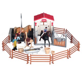 Foto 1 | Foto 1 | Set De Juego Horse Stable Toys Rcomg Con Área De Lavado De Caballos Y Cerca - Venta Internacional.
