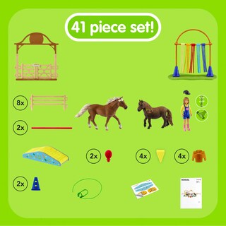 Foto 4 | Foto 4 | Set De Juego Schleich Pont Agility Horse, 41 Piezas, Para Niños A Partir De 3 Años - Venta Internacional.