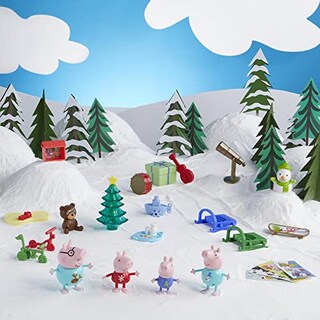 Foto 3 | Foto 3 | Calendario De Adviento Para Niños De Peppa, 24 Juguetes, 4 Figuras Navideñas - Venta Internacional.