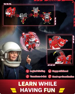 Foto 4 | Foto 4 | Robot Transformador Super Wings Super Mecha De Toy, 18 Cm - Venta Internacional.