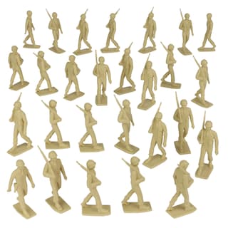 Foto 4 | Foto 4 | Juguete Bmc Marx Plastic Army Men Men Marchando Con Soldados Estadounidenses, Color Canela - Venta Internacional.