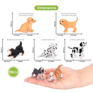 Foto 4 | Foto 4 | Set De Figuras De Perro Volnau Con Forma De Animal, 10 Unidades, Para Niños Mayores De 3 Años - Venta Internacional.