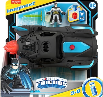 Foto 6 | Foto 6 | Imaginext Batmobile Enciende Sonidos, Juguete Preescolar De Batman - Venta Internacional.
