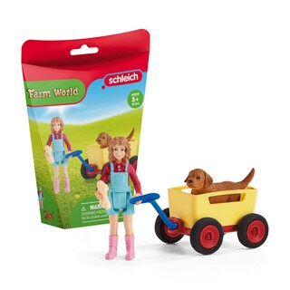 Foto 1 | Foto 1 | Toy Schleich Puppy Wagon Ride Para Bebés Y Niños - Venta Internacional.