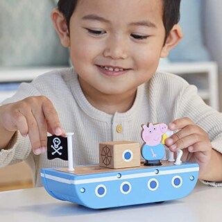 Foto 5 | Foto 5 | Coche Y Barco De Madera De Peppa Pig, Madera De Origen Responsable, 2yo+ - Venta Internacional.