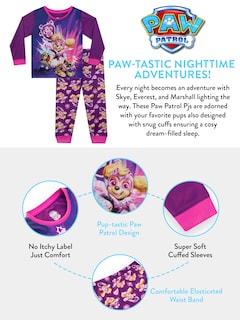 Foto 7 | Foto 7 | Pijama La Patrulla Canina La Poderosa Película Liberty, Marshall, Skye - Venta Internacional.