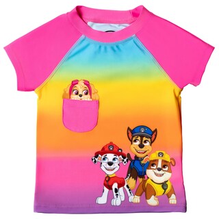 Foto 2 | Foto 2 | Conjunto De Traje De Baño Paw Patrol Para Niñas Pequeñas, Rash Guard 3t Rainbow - Venta Internacional.