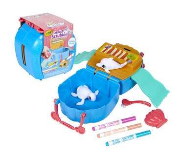 Foto 5 | Foto 5 | Set De Juego Crayola Scribble Scrubbie Pets Ocean Animals Para Niños A Partir De 3 Años - Venta Internacional.