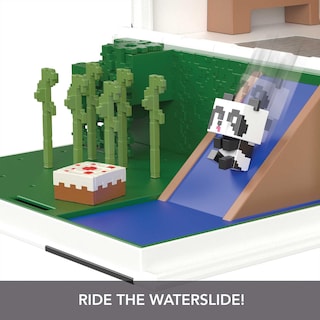 Foto 5 | Foto 5 | Casa De Juegos Mob Head Minis Panda De Toy Mattel Para Minecraft Con 2 Figuras - Venta Internacional.