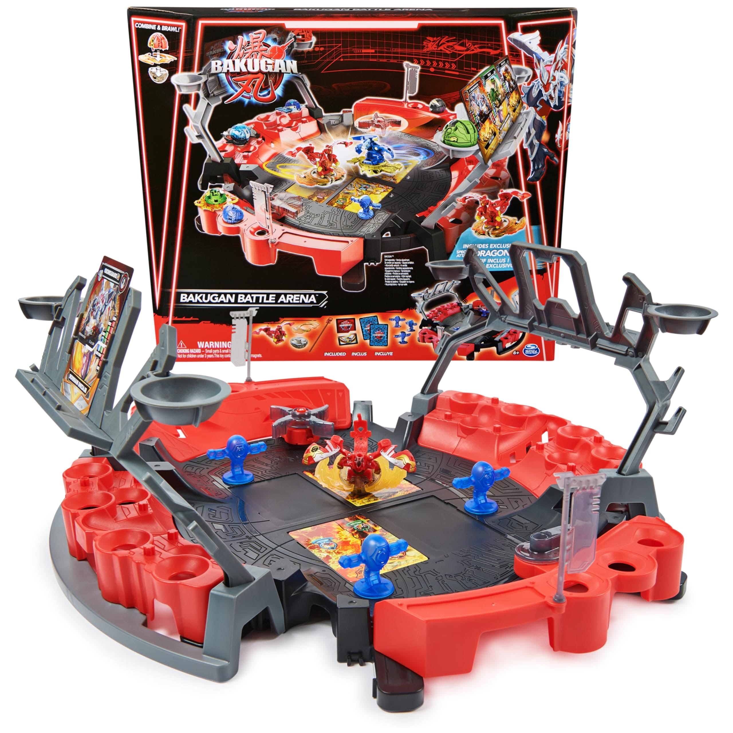 Toy Bakugan Battle Arena Con Exclusivo Dragonoide De Ataque