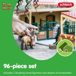 Foto 4 | Foto 4 | Establo Y Establo Para Caballos Playset Schleich Con 2 Ponis De Más De 3 Años - Venta Internacional.