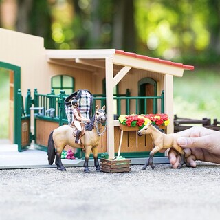 Foto 6 | Foto 6 | Establo Y Establo Para Caballos Playset Schleich Con 2 Ponis De Más De 3 Años - Venta Internacional.