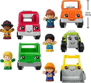 Foto 6 | Foto 6 | Set De Juego Fisher-price Little People Con 10 Juguetes De 1 Año O Más - Venta Internacional.