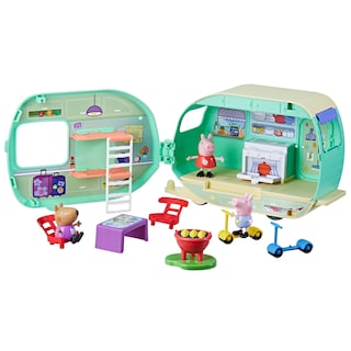 Foto 1 | Foto 1 | Playset Peppa Pig Caravan Con 3 Figuras Y 6 Accesorios Para Más De 3 Años - Venta Internacional.