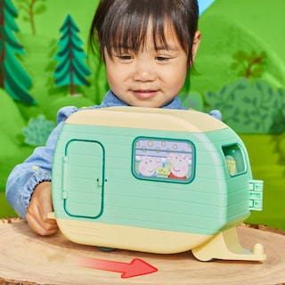 Foto 3 | Foto 3 | Playset Peppa Pig Caravan Con 3 Figuras Y 6 Accesorios Para Más De 3 Años - Venta Internacional.