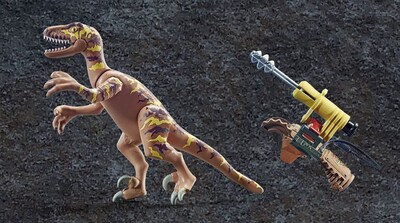 Foto 2 | Foto 2 | Juguete Playmobil Deinonychus Con Jaden Con Cañón Y Flechas Plateadas - Venta Internacional.