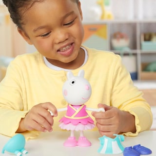 Foto 5 | Foto 5 | Figura Peppa Pig Suzy Sheep-up Con 6 Accesorios De Moda De 15 Cm - Venta Internacional.