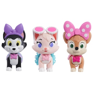 Foto 3 | Foto 3 | Toy Figures Disney Junior Minnie Mouse Con Lunares Para Mascotas, Paquete De 3 - Venta Internacional.