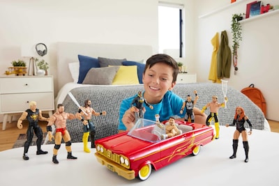 Foto 2 | Foto 2 | Set De Figuras De Acción Y Vehículos De Juguete Mattel Wwe Rey Mysterio - Venta Internacional.