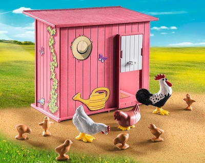 Foto 3 | Foto 3 | Gallinero Toy Playmobil Con 3 Nidos Y Cesta Para Huevos Frescos - Venta Internacional.