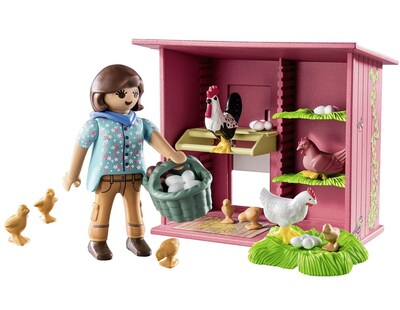 Foto 4 | Foto 4 | Gallinero Toy Playmobil Con 3 Nidos Y Cesta Para Huevos Frescos - Venta Internacional.