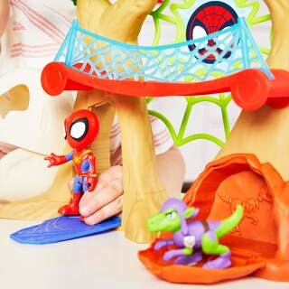 Foto 3 | Foto 3 | Set De Juego Spidey Y Sus Increíbles Amigos Marvel Dino-webs - Venta Internacional.