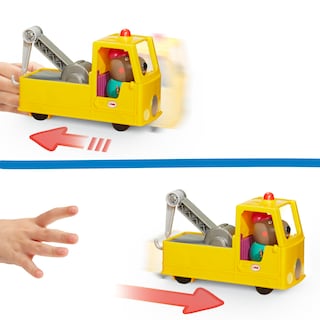 Foto 3 | Foto 3 | Set De Grúa Peppa Pig Granddad Dog Para Vehículos De Construcción - Venta Internacional.