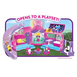 Foto 6 | Foto 6 | Playset Disney Junior Minnie Mouse Bows-a-glow Glamper Con Figuras - Venta Internacional.