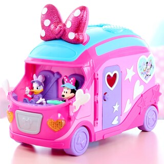 Foto 7 | Foto 7 | Playset Disney Junior Minnie Mouse Bows-a-glow Glamper Con Figuras - Venta Internacional.