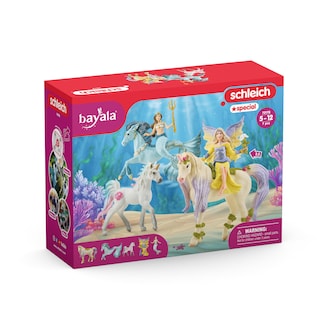 Foto 7 | Foto 7 | Juego De Juguetes Schleich Bayala Starter Fairy Feya Mermaid, 5 Piezas - Venta Internacional.