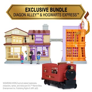Foto 2 | Foto 2 | Toy Wizarding World: Harry Potter Deluxe Diagon Alley Y Hogwarts Express - Venta Internacional.