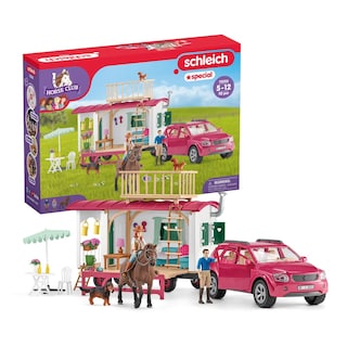 Foto 1 | Foto 1 | Set De Juguetes Schleich Horse Club Camping Trip Con Autocaravana Para Niños - Venta Internacional.