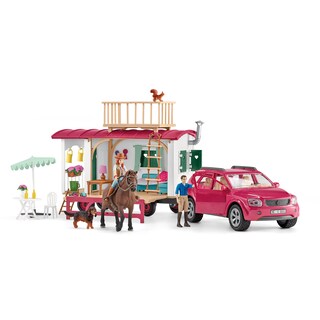 Foto 2 | Foto 2 | Set De Juguetes Schleich Horse Club Camping Trip Con Autocaravana Para Niños - Venta Internacional.