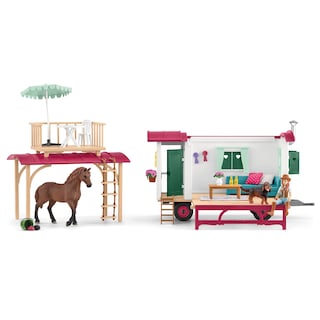 Foto 3 | Foto 3 | Set De Juguetes Schleich Horse Club Camping Trip Con Autocaravana Para Niños - Venta Internacional.