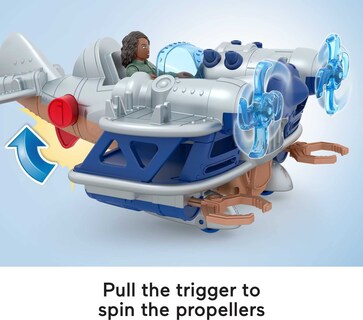 Foto 3 | Foto 3 | Figura De Juguete Y Avión De Juguete Fisher-price Imaginext Jurassic World - Venta Internacional.