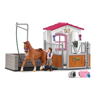 Foto 3 | Foto 3 | Set De Juguetes Schleich Horse Club Para Lavar Caballos Con Establo, 13 Piezas - Venta Internacional.