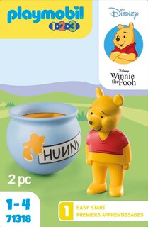Foto 5 | Foto 5 | Miel Toy Playmobil 1.2.3 Y Disney Winnie's Counter Balance - Venta Internacional.