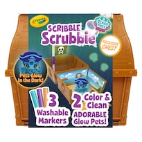 Set De Juego Toy Crayola Scribble Scrubbie Pets Glow Ocean - Venta Internacional.