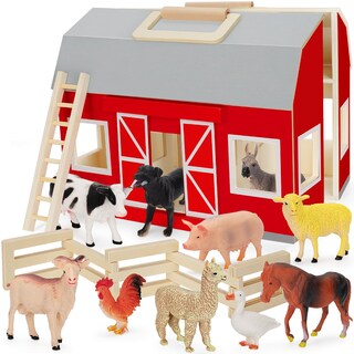 Foto 1 | Foto 1 | Juguetes Farm Animals Yeebay Para Niños De Más De 3 Años Con Granero Grande De Madera - Venta Internacional.