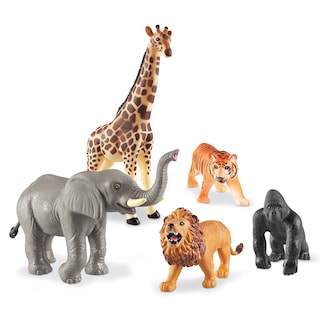 Foto 1 | Foto 1 | Jumbo Jungle Animals De Toy Learning Resources, 5 Piezas, Más De 18 M - Venta Internacional.