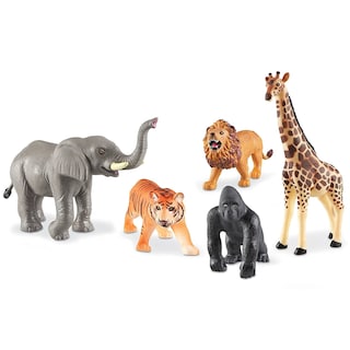 Foto 2 | Foto 2 | Jumbo Jungle Animals De Toy Learning Resources, 5 Piezas, Más De 18 M - Venta Internacional.