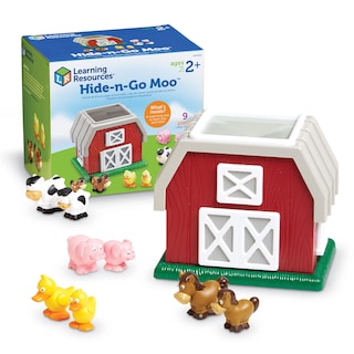 Foto 1 | Foto 1 | Toy Learning Resources Hide-n-go Moo Farm Animal Barn, 9 Piezas - Venta Internacional.