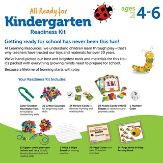 Foto 6 | Foto 6 | Kit De Preparación Para El Jardín De Infantes Recursos De Aprendizaje All Ready 4+ - Venta Internacional.