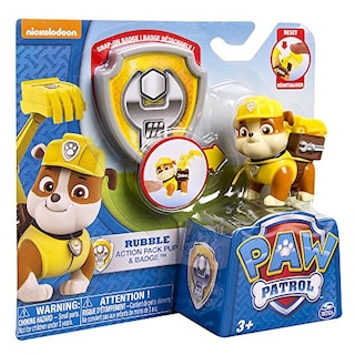 Foto 4 | Foto 4 | Figura de Acción Paw Patrol Rubble con Transforming Digger - Venta Internacional