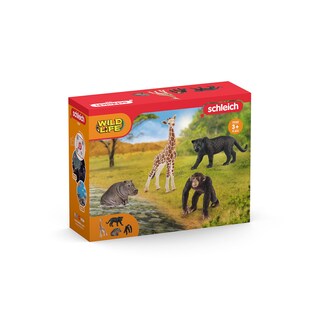 Foto 2 | Foto 2 | Set De Juguetes Para Animales Schleich Wild Life Safari, 4 Piezas, Más De 3 Años - Venta Internacional.
