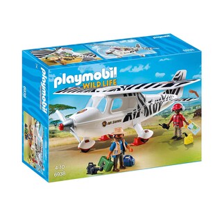 Foto 1 | Foto 1 | Avión Safari De Juguete Playmobil Con Figuras Para Niños - Venta Internacional.