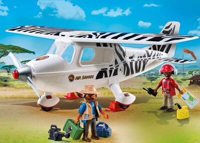 Foto 2 | Foto 2 | Avión Safari De Juguete Playmobil Con Figuras Para Niños - Venta Internacional.