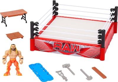 Foto 1 | Foto 1 | Anillo De Rebote Playset Mattel Wwe Knuckle Crunchers Con Figura - Venta Internacional.